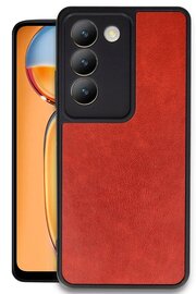CepteToptan Vivo V30 Lite 4G Kılıf Aras Deri Kapak - Kırmızı - DROPX8940-8493