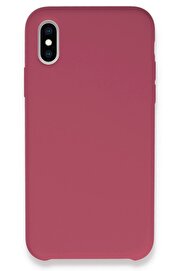 CepteToptan iPhone XS Max Kılıf Lansman Legant Silikon - Fuşya - DROPX5963-7176