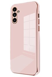 CepteToptan Samsung Galaxy A35 5G Kılıf Volet Silikon - Pembe - DROPX2622-4831