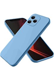 CepteToptan Realme Note 50 4G Kılıf First Silikon - Mavi - DROPX2261-8087