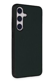 CepteToptan Samsung Galaxy S24 Kılıf Taft Kapak - Koyu Yeşil - DROPX3033-5894