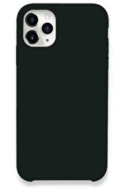 CepteToptan iPhone 11 Pro Kılıf Lansman Legant Silikon - Koyu Yeşil - DROPX4501-7086