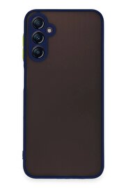 CepteToptan Samsung Galaxy A14 4G Kılıf Montreal Silikon Kapak - Lacivert - DROPX3753-5987