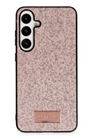 CepteToptan Samsung Galaxy A34 5G Bright Simli Kapak - Pembe - DROPX4593-2850