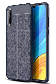 CepteToptan Huawei P Smart S Kılıf Auto Focus Kapak - Lacivert - DROPX4277-5757