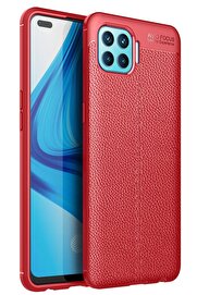 CepteToptan Oppo Reno 4 Lite Kılıf Auto Focus Kapak - Kırmızı - DROPX2059-1466