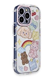 CepteToptan iPhone 14 Pro Max Kılıf Reflexion Desenli Kapak - Desen 4 - DROPX6977-7417