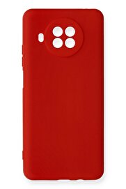 CepteToptan Xiaomi Mi 10T Lite Kılıf Nano içi Kadife Silikon - Kırmızı - DROPX9697-9611