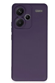 CepteToptan Xiaomi Redmi Note 13 Pro Plus Kılıf Nano içi Kadife Silikon - Mor - DROPX8321-1157