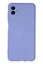 CepteToptan Samsung Galaxy A04E Kılıf Nano içi Kadife Silikon - Lila - DROPX3175-5436