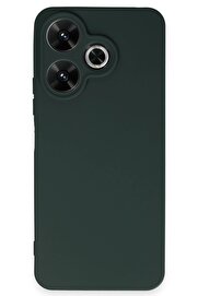 CepteToptan Xiaomi Redmi 13 4G Kılıf First Silikon - Koyu Yeşil - DROPX6000-4679