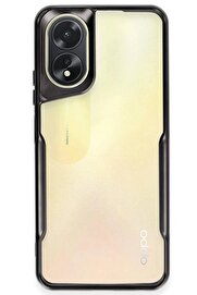 CepteToptan Oppo A38 Kılıf Boyi Silikon Kapak - Siyah - DROPX4543-9845