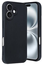 CepteToptan iPhone 16 Kılıf Aras Deri Kapak - Siyah - DROPX8640-6165