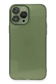 CepteToptan iPhone 13 Pro Max Kılıf Fly Lens Silikon - Yeşil - DROPX9702-6955