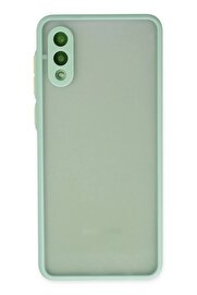 CepteToptan Samsung Galaxy A02 Kılıf Montreal Silikon Kapak - Turkuaz - DROPX4237-8662