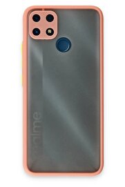 CepteToptan Realme C25 Kılıf Montreal Silikon Kapak - Pembe - DROPX3454-8192