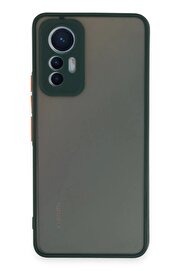 CepteToptan Xiaomi Mi 12 Lite Kılıf Montreal Silikon Kapak - Yeşil - DROPX3057-8077