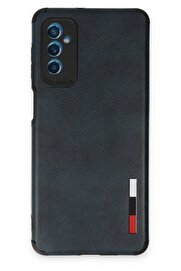 CepteToptan Samsung Galaxy M52 5G Kılıf Loop Deri Silikon - Lacivert - DROPX3613-2019