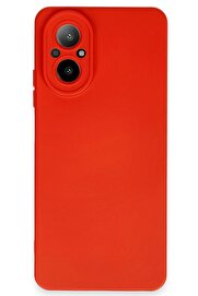 CepteToptan Realme 12 Lite Kılıf Nano içi Kadife Silikon - Kırmızı - DROPX3821-2864