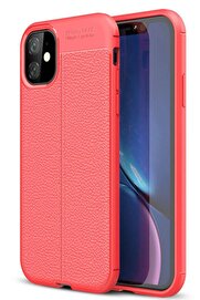 CepteToptan iPhone 11 Kılıf Auto Focus Kapak - Kırmızı - DROPX5046-9082