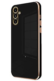 CepteToptan Samsung Galaxy M15 Kılıf Volet Silikon - Siyah - DROPX3861-1714