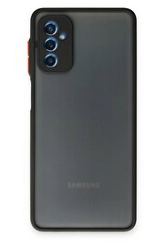 CepteToptan Samsung Galaxy M52 5G Kılıf Montreal Silikon Kapak - Siyah - DROPX9064-9751