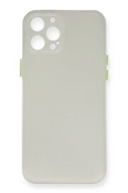 CepteToptan iPhone 12 Pro Max Kılıf PP Ultra İnce Kapak - Beyaz - DROPX7929-5187