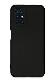 CepteToptan Xiaomi Redmi 10 2022 Kılıf Nano içi Kadife Silikon - Siyah - DROPX1100-6225