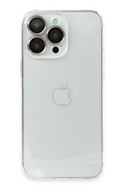 CepteToptan iPhone 14 Pro Max Kılıf Luko Lens Silikon - Gold - DROPX5854-8002