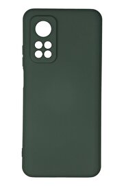 CepteToptan Xiaomi Mi 10T Kılıf Nano içi Kadife Silikon - Koyu Yeşil - DROPX5489-7864