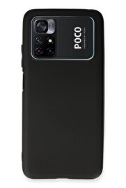 CepteToptan Xiaomi Poco M4 Pro 4G Kılıf First Silikon - Siyah - DROPX6242-2881