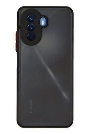 CepteToptan Huawei Nova Y70 Kılıf Montreal Silikon Kapak - Siyah - DROPX9298-4723