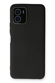 CepteToptan Vivo Y15S Kılıf Lansman Glass Kapak - Siyah - DROPX9064-1653