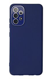 CepteToptan Samsung Galaxy A33 5G Kılıf Lansman Glass Kapak - Sky Blue - DROPX9866-6678