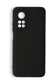 CepteToptan Xiaomi Mi 10T Kılıf Nano içi Kadife Silikon - Siyah - DROPX5275-3314