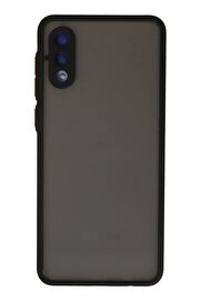 CepteToptan Samsung Galaxy A02 Kılıf Montreal Silikon Kapak - Siyah - DROPX5659-7902