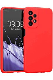 CepteToptan Samsung Galaxy A23 4G Kılıf First Silikon - Kırmızı - DROPX7712-1120