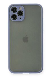 CepteToptan iPhone 11 Pro Kılıf Montreal Silikon Kapak - Gri - DROPX4087-9086