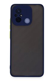 CepteToptan Xiaomi Redmi 12C Kılıf Montreal Silikon Kapak - Lacivert - DROPX6558-7004