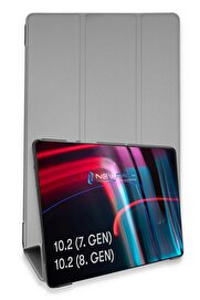 CepteToptan iPad 10.2 (7.nesil) Kılıf Tablet Smart Kılıf - Gri - DROPX7821-1534