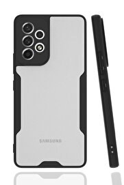 CepteToptan Samsung Galaxy A53 5G Kılıf Platin Silikon - Siyah - DROPX2151-9367