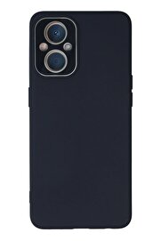 CepteToptan Oppo Reno 7 Lite Kılıf Lansman Glass Kapak - Lacivert - DROPX3042-5435