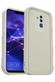 CepteToptan Huawei Mate 20 Lite Kılıf Viera Silikon - Krem - DROPX4937-9437