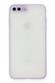 CepteToptan iPhone 7 Plus Kılıf Montreal Silikon Kapak - Mor - DROPX1601-4791