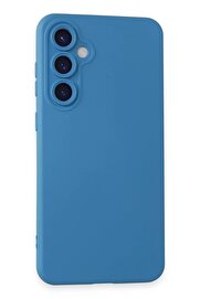CepteToptan Samsung Galaxy S23 FE Kılıf Nano içi Kadife Silikon - Mavi - DROPX3988-9354