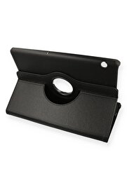 CepteToptan Huawei MediaPad T5 10 Kılıf 360 Tablet Deri Kılıf - Siyah - DROPX1926-6199