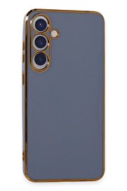 CepteToptan Samsung Galaxy S24 Kılıf Volet Silikon - Mavi - DROPX2078-4327