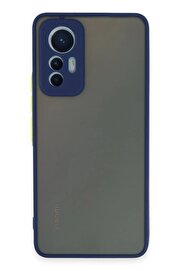 CepteToptan Xiaomi Mi 12 Lite Kılıf Montreal Silikon Kapak - Lacivert - DROPX6569-3774