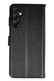 CepteToptan Samsung Galaxy A05S Kılıf Trend S Plus Kapaklı Kılıf - Siyah - DROPX3395-4352