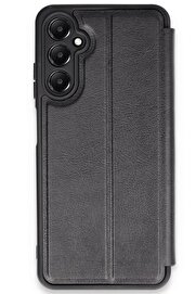 CepteToptan Samsung Galaxy A36 Kılıf Flip Cover - Siyah - DROPX4255-6556